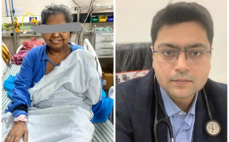 एसएन के डॉक्टरों ने बचाया 60 वर्षीय महिला का पैर, जटिल स्टेंट प्रक्रिया से टली अंग कटने की नौबत