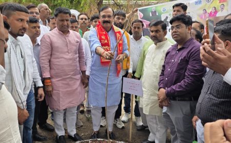 "एक पेड़ माँ के नाम" से गूंजा फतेहाबाद, सांसद राजकुमार चाहर ने किया पौधारोपण