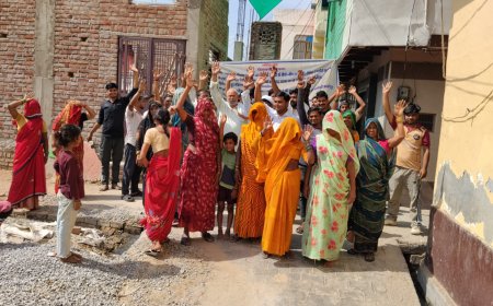 नगर पंचायत ने निरस्त किया आवेदन, फिर भी घनी आबादी में लगाया जा रहा मोबाइल टावर, फतेहाबाद में भड़का विरोध