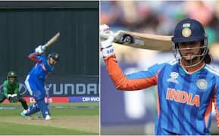 पाकिस्तान की बंपर धुनाई, भारत ने ठोक डाले 170 रन, मंधाना-घोष चमकीं, पाक के सामने 171 का लक्ष्य