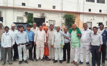 इनर रिंग रोड और लैंड पार्सल को लेकर हुई बैठक में किसान बोले- जमीन लौटाओ या कानून के अनुसार मुआवजा दो, जल्द होगी उच्चस्तरीय बैठक