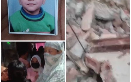 आगरा में दर्दनाक हादसा, पक्की सराय में मकान का छज्जा ढहा, किशोर की मौत, कई घायल