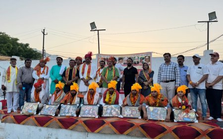 जाट महासभा ने अटूस में समाज की प्रतिभाओं का किया अभिनंदन: सेना, एयरफोर्स, नेवी और रेलवे में चयनित युवाओं ने बढ़ाया क्षेत्र का मान