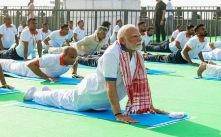 योग दिवस पर पीएम मोदी बोले- इसे जन आंदोलन बनाएं, इस बार का थीम योगा फार हेल्दी एजिंग