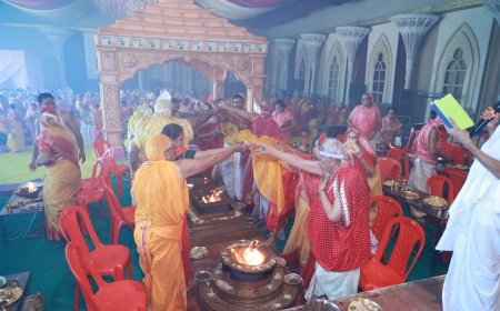 आगराः गणधर वलय विधान में उमड़ा आस्था का सैलाब, प्रेम और सेवा का दिया प्रेरक संदेश, विश्व शांति महायज्ञ के समापन की तैयारियां तेज