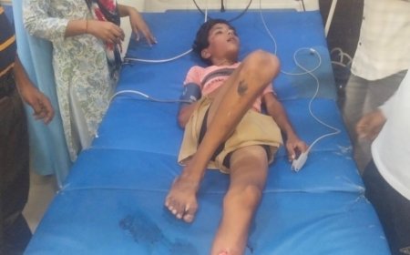 कुबेरपुर चौराहे पर तेज रफ्तार कार का कहर, सड़क पार कर रहे मासूम को मारी टक्कर, चालक फरार