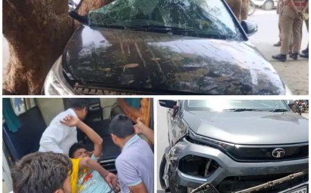 आगरा में रफ्तार का कहर, तीन सड़क हादसों में 7 लोग घायल, किशोर समेत 3 गंभीर