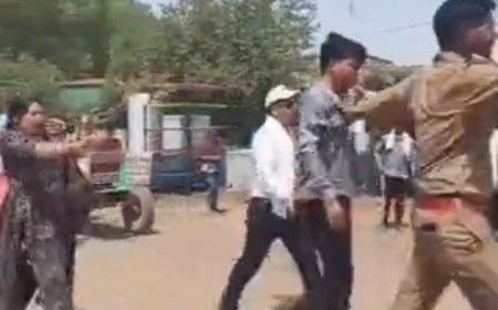 सवारी विवाद के बाद बवाल, महिला परिचालक बोलीं-चौकी में बंद कर पुलिस ने पीटा, वीडियो वायरल