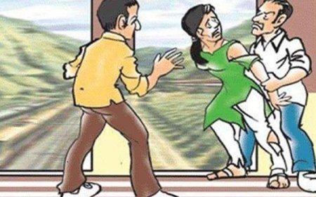 गवाही की रंजिश में युवती पर हमला, बाइक से गिराकर मारपीट का आरोप, कई नामजद