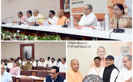 योगी का कड़ा संदेश,  विकास नहीं रुकेगा, कानूनी अड़चनें दूर कराएं, घटिया काम करने वालों को भेजें जेल