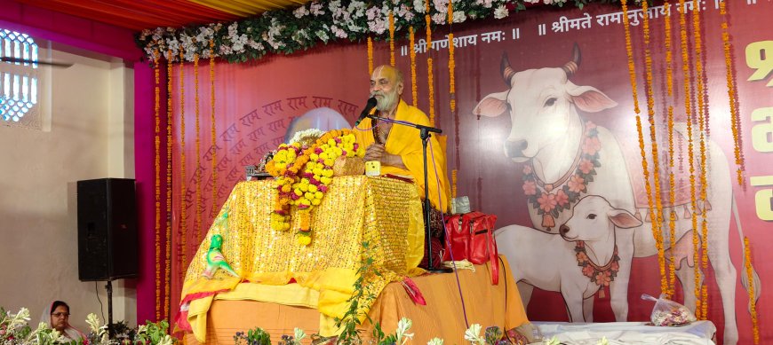 भागवत कथा में धर्म, भक्ति और वैराग्य का संदेश, श्रीमथुराधीश जी मंदिर में पवित्र धारण उत्सव और श्री प्रेमनिधि मंदिर में मना छठी उत्सव