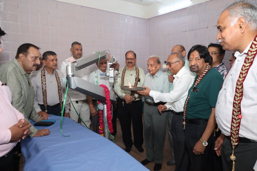 सुंदरानी आई हॉस्पिटल को मिली अत्याधुनिक जापानी मशीन: जरूरतमंदों को मिलेगी आंखों की नई रोशनी