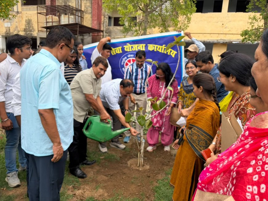 विश्व पर्यावरण दिवस पर आगरा कॉलेज में हरित संकल्प, एनएसएस और एनसीसी ने चलाया पर्यावरण संरक्षण अभियान