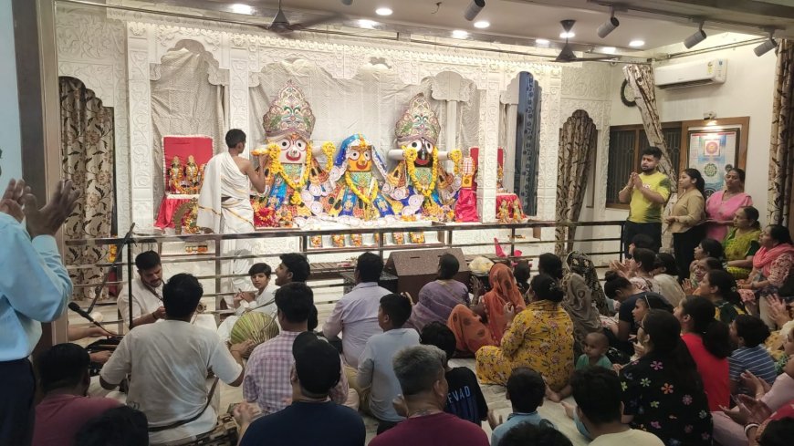 पुरुषोत्तम मास में भक्ति का महासंगम: श्रीजगन्नाथ जी मंदिर में नन्दोत्सव, भागवत कथा, श्रीमथुराधीश जी मंदिर में रक्षाबंधन उत्सव और भजन संध्या में उमड़ा श्रद्धा का सैलाब