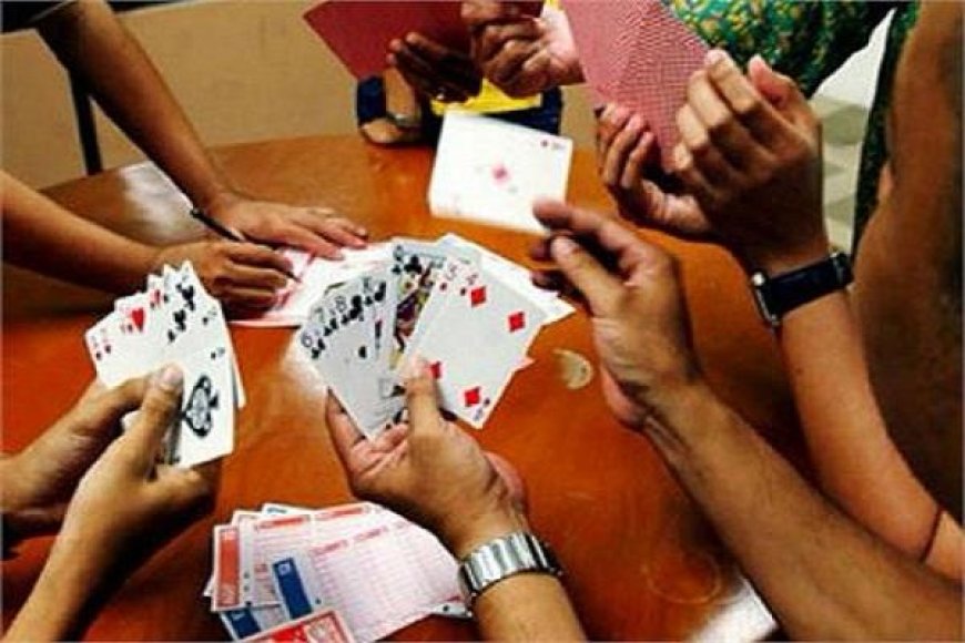 जुए की फड़ पर पुलिस का छापा, हार-जीत की बाजी लगा रहे 6 जुआरी गिरफ्तार