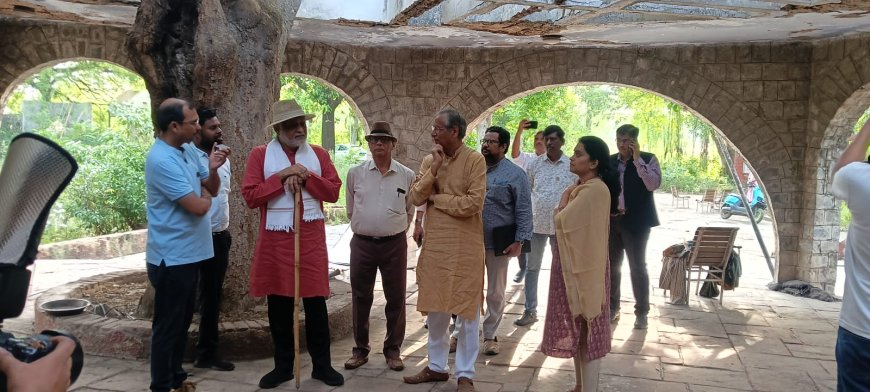 ब्रज की धरोहरों को वैश्विक पहचान दिलाने की तैयारी: दाजी ने बरसाना से वज्रनाभ समाधि तक परियोजनाओं का किया निरीक्षण