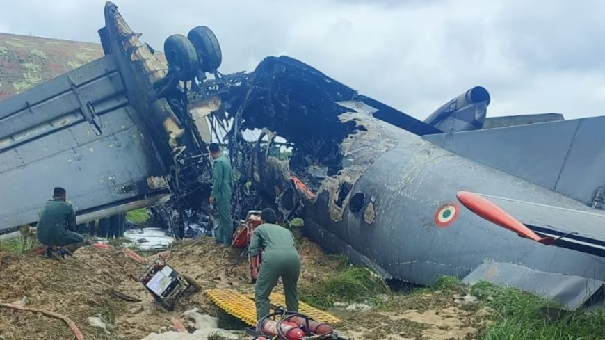 असम में वायुसेना का AN-32 विमान हादसे का शिकार, पांच जवानों की शहादत से देश शोकाकुल, जोरहाट एयरबेस पर लैंडिंग के दौरान हुआ दर्दनाक हादसा, सह-पायलट गंभीर घायल, वायुसेना ने बैठाई कोर्ट ऑफ इन्क्वायरी
