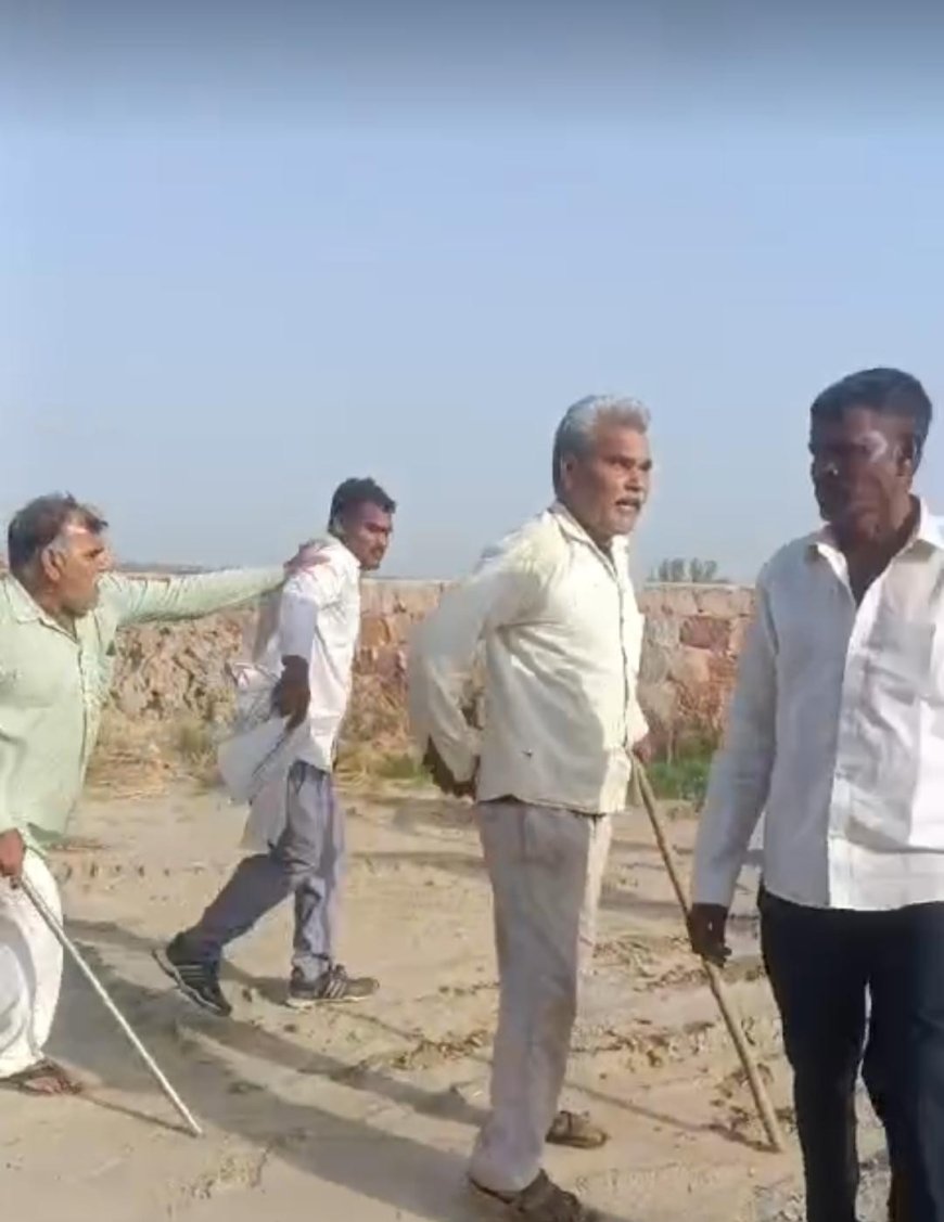 आगरा के उंदेरा में खेती की जमीन पर कब्जे के आरोप में भिड़े दो पक्ष, जमकर मारपीट, तीन घायल