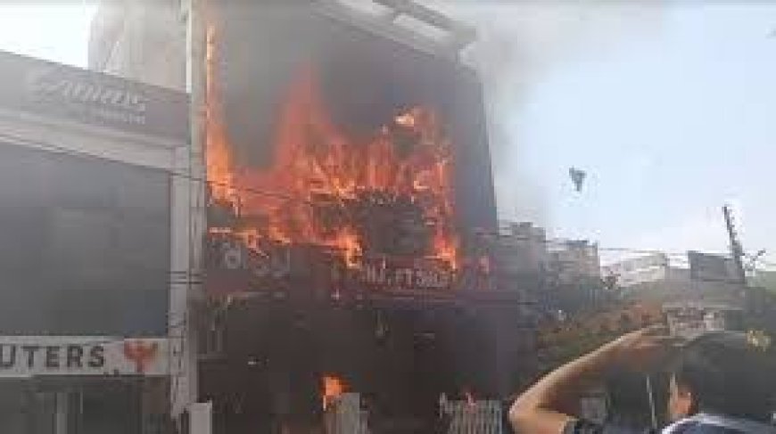 बिल्डिंग का नक्शा पास था, पर निर्माण उससे अलग, फायर एनओसी भी नहीं थी, लखनऊ अग्निकांड में 15 हुई मृतकों की संख्या