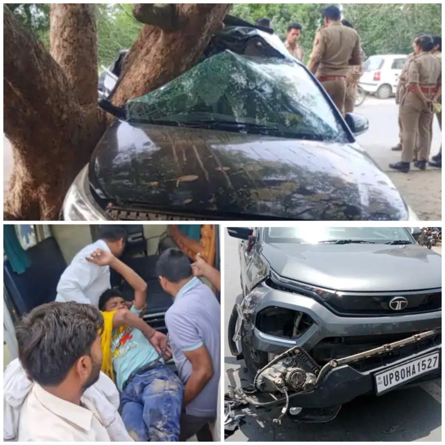आगरा में रफ्तार का कहर, तीन सड़क हादसों में 7 लोग घायल, किशोर समेत 3 गंभीर