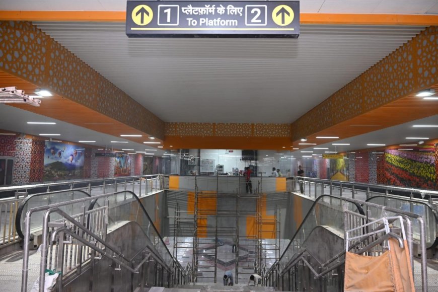 ताजमहल से आईएसबीटी सिर्फ 20 मिनट में, आगरा मेट्रो के सभी भूमिगत स्टेशन तैयार