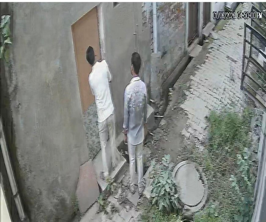 बंद मकान में चोरी, सीसीटीवी में कैद हुई वारदात, दो सट्टेबाज और प्रॉपर्टी डीलर समेत तीन नामजद