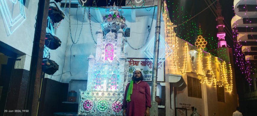 मोहर्रम की नवीं पर इबादत और जियारत में डूबा फतेहपुर सीकरी, रात भर सजीं मजलिसें; जगह-जगह शरबत, दूध और जूस की प्याऊ
