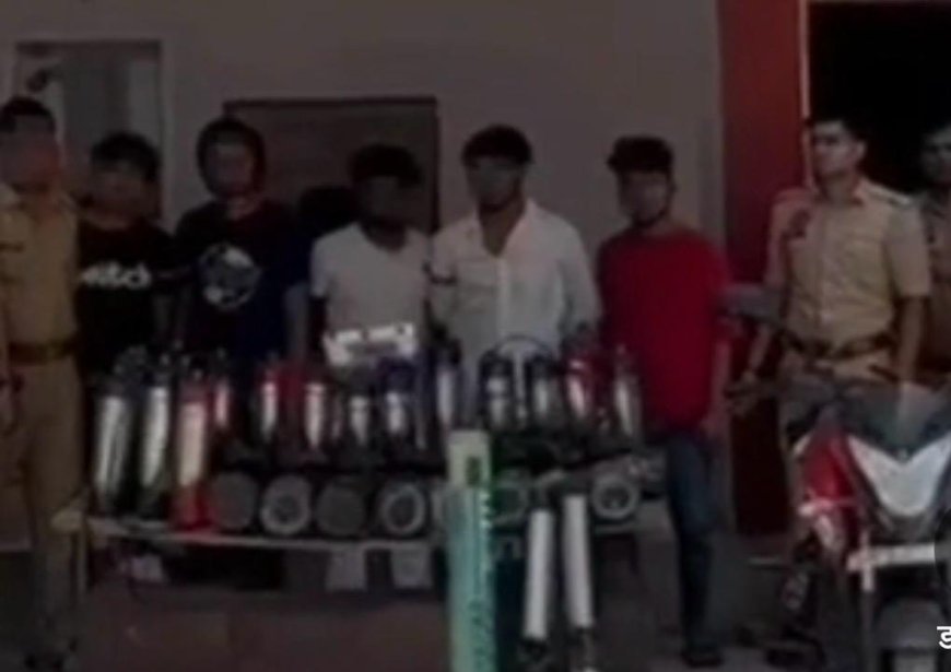 आगरा में सबमर्सिबल फैक्ट्री में लाखों की चोरी का 15 घंटे में खुलासा, 5 शातिर चोर गिरफ्तार