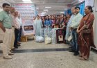 दृष्टिकोण संस्था ने हेल्प आगरा को 80 डायलाइजर किट समेत चिकित्सा उपकरण किए भेंट
