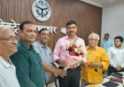 टीटीजेड की कानूनी जीत पर  आगरा केडीएम मनीष बंसल का चैम्बर ने किया सम्मान, जलकर वसूली, आरओबी और आगरा की बेडई को ओडीओसी में शामिल करने की उठाई जोरदार मांग