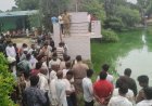 आगरा के पिनाहट क्षेत्र में तालाब से निकाला गया अधेड का शव, संदिग्ध हालात में गिरने से हुई मौत