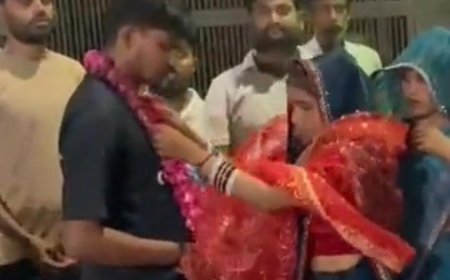 चार साल का प्यार आखिर पहुंचा मंजिल तक, परिवार नहीं माने तो समाज बना सहारा