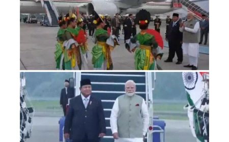 इंडोनेशिया में मोदी का भव्य स्वागत, फाइटर जेट्स ने किया एस्कॉर्ट, ₹2,500 करोड़ की ब्रह्मोस डील पर टिकी दुनिया की नजर