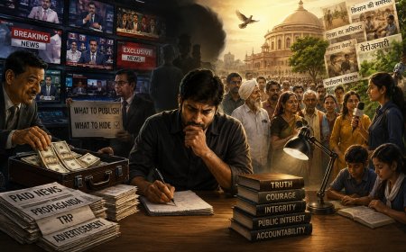 जब खबर बिक गई, और सच हार गया! सत्ता के आगे घुटने टेकती पत्रकारिता