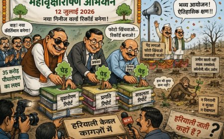 12 जुलाई को आगरा में 61.88 लाख पौधे लगाने का लक्ष्य, हर साल करोड़ों पौधे लगाने के बाद भी हरियाली नजर क्यों नहीं आती?