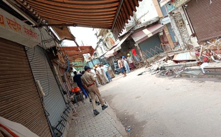 सुभाष बाजार में फूटा गुस्सा, महिला के लापता होने पर बाजार खुलते ही हंगामा, पथराव से मची अफरा-तफरी