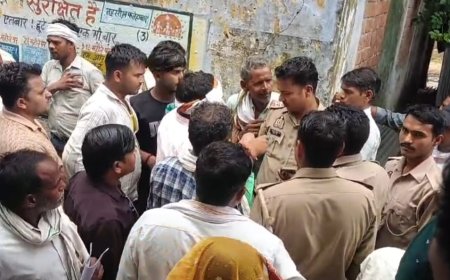 पांच करोड़ की जमीन के बैनामे को लेकर फतेहाबाद तहसील में बवाल, एक महिला के तीन दामाद आए आमने-सामने, पुलिस को दखल देना पड़ा