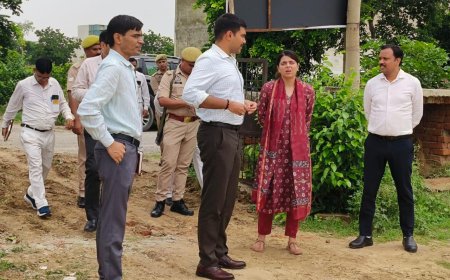 आगरा में हरित क्रांति की तैयारी तेज, डीएम ने शास्त्रीपुरम में कार्यक्रम स्थल का किया निरीक्षण