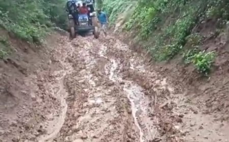 कीचड़ में फंसी ट्रैक्टर-ट्रॉली, प्रसव पीड़ा से तड़पती रही गर्भवती, जैसे-तैसे सीएचसी पहुंचे भी तो वहां से टरका दिया गया, भरोसा नहीं होता कि आजादी के 80 साल बाद भी आगरा के इस गांव को सड़क का इंतजार है