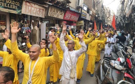 'हरे कृष्ण' संकीर्तन के जरिए इस्कॉन की आमंत्रण यात्रा ने घर-घर पहुंचाया श्रीजगन्नाथ रथयात्रा का संदेश