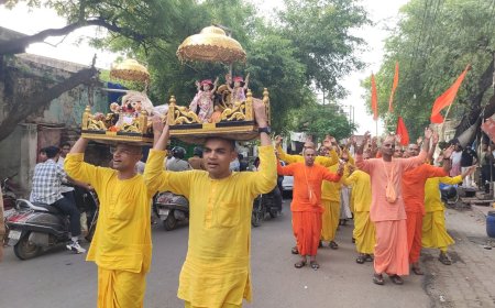 श्रीजगन्नाथ रथयात्रा की तैयारियों ने पकड़ी रफ्तार, हरिनाम संकीर्तन के साथ शहरवासियों को दिया महोत्सव का निमंत्रण
