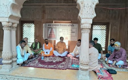 वृंदावन में केशीघाट स्थित युगल किशोर मंदिर को बचाइए, नहीं तो इतिहास हो जाएगा खंडहर, एएसआई द्वारा की जा रही उपेक्षा पर भड़के सेवायत