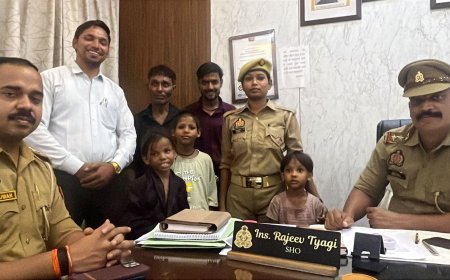 ‘खाकी बनी सहारा’, सिकंदरा पुलिस ने तीन बेटियों का स्कूल में कराया दाखिला