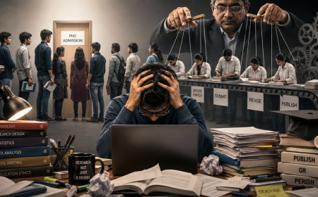 बिना मरीज के डॉक्टर! पीएचडी की बढ़ती भीड़ में खोता शोध का उद्देश्य, नाम के आगे 'डॉ.' लगाने की दौड़ या ज्ञान का असली संघर्ष?