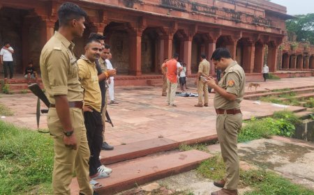 विश्व धरोहर क्षेत्र में सनसनी: फतेहपुर सीकरी के प्राचीन तालाब में मिला अज्ञात युवक का शव, जांच में जुटी पुलिस