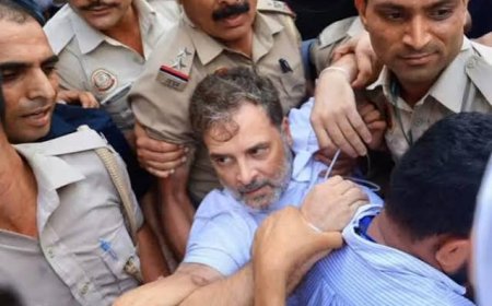 पीएम आवास के बाहर हाई वोल्टेज ड्रामा,  दिल्ली पुलिस ने राहुल,  प्रियंका गांधी को हिरासत में लिया