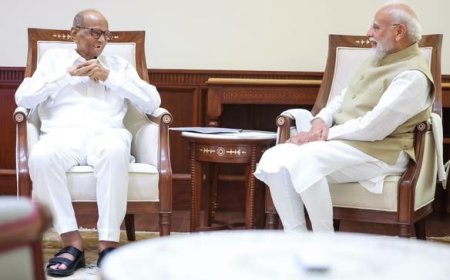 मोदी-पवार की मुलाकात से सियासत में हलचल: संसद भवन में बंद कमरे की बैठक में सुप्रिया सुले भी रहीं साथ; परिसीमन और महिला आरक्षण पर तेज हुई अटकलें