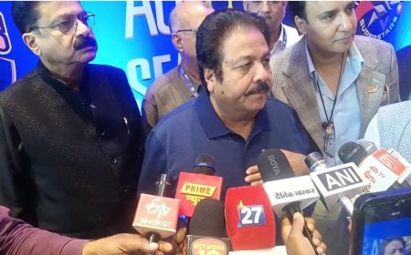 बीसीसीआई उपाध्यक्ष राजीव शुक्ला बोले- यूपी टी-20 से बन रहे आईपीएल स्टार, नीट विवाद पर सरकार को घेरा