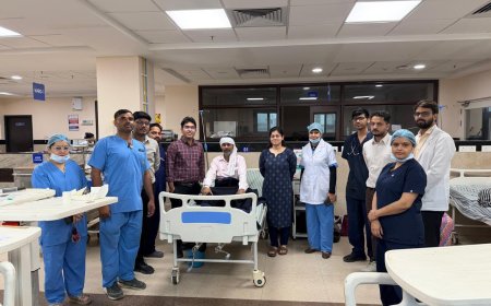 एसएन में 55 वर्षीय मरीज के पेट से निकाला 9 किलो का विशाल ट्यूमर, 5 दिन में मिली नई जिंदगी