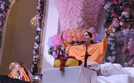 जेल में प्रकटे कृष्ण कन्हैया, जया किशोरी की भागवत कथा में हजारों भक्तों ने मनाया जन्मोत्सव